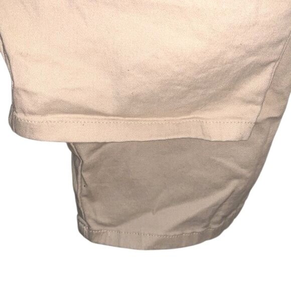 D&Co Womens Beige Pull-On Elastic Waist Stretch Pants 96% Cotton 4% Spandex TM - Picture 5 of 8